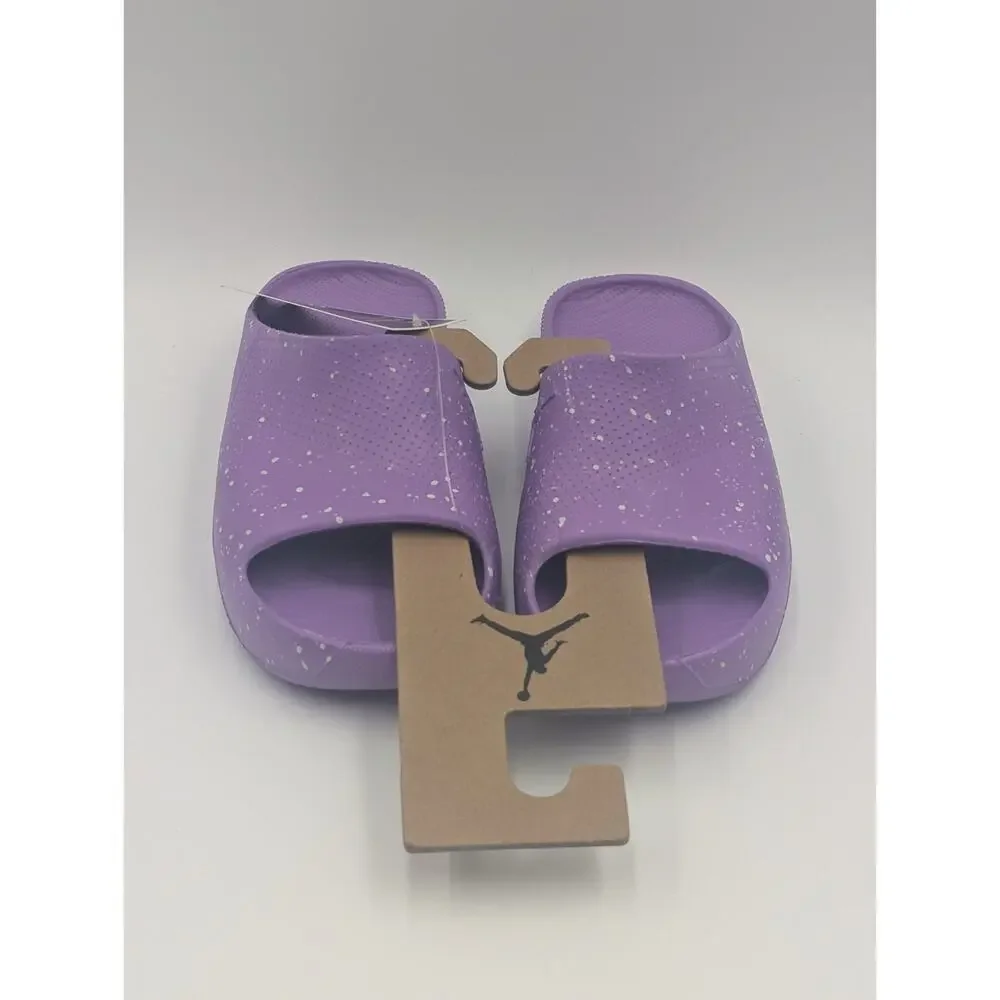 Nike Air Jordan Post Slides Sandals GS Big Kids Size 2Y Purple FJ6069-500 NWT